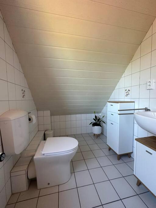 Ruhige, Kleine Ferienwohnung 绍尔滕斯 外观 照片